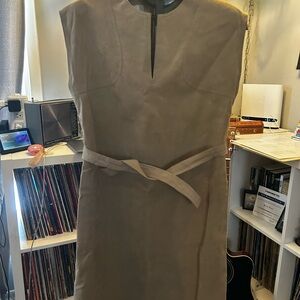 Vintage Abe Schrader Made in the USA, union made Suede dress.